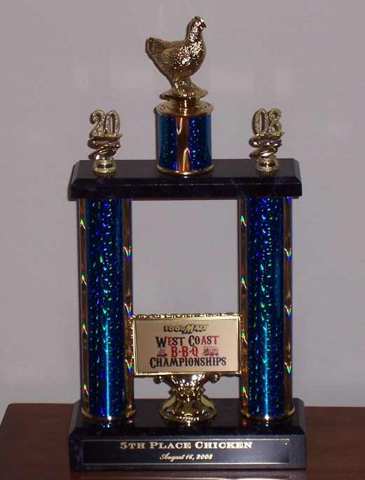 West Coast BBQ Championship 5th in Chicken West Coast BBQ Championship 5th in Chicken